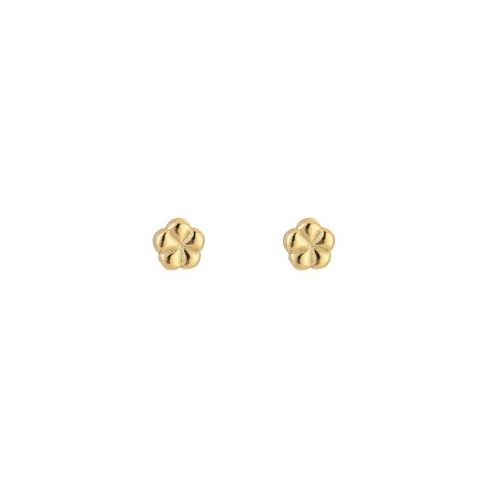 Oorknop Flower Basic - Goud