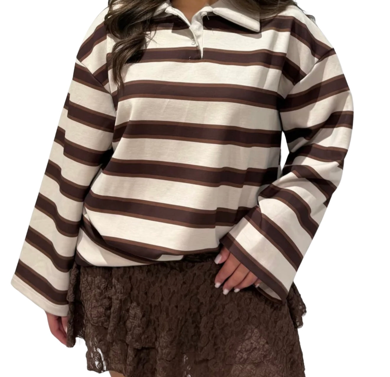 Daphne Stripe Top - One Size