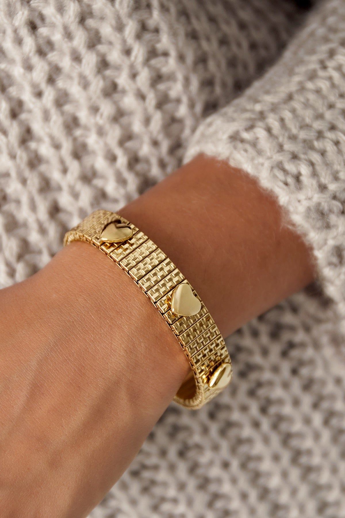 Armband Strong Heart - Goud