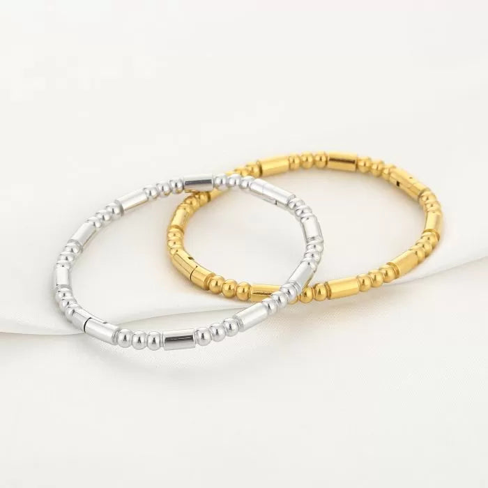 Bangle Armband Boho - Zilver