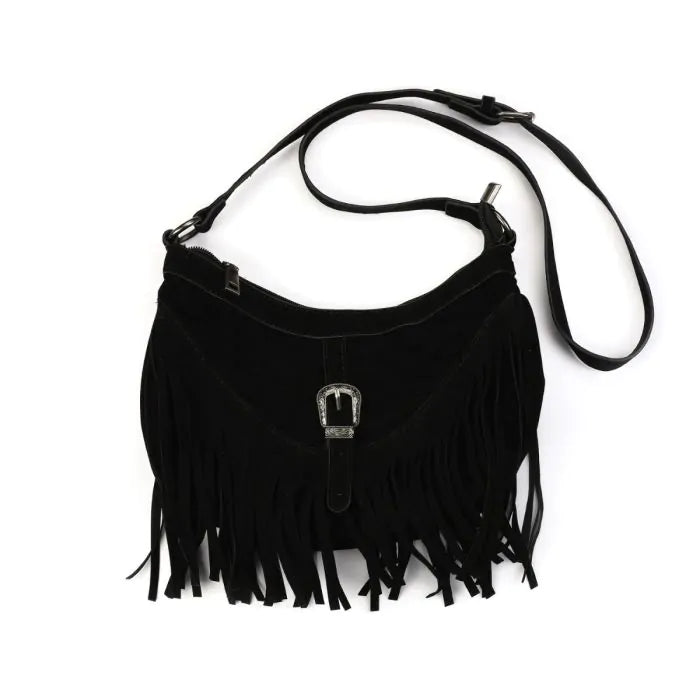 Kiara Tas - Suede Zwart