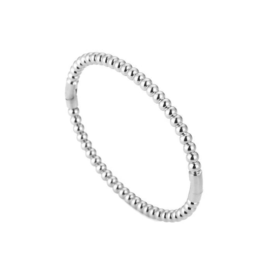 Bangle Armband Dots - Zilver