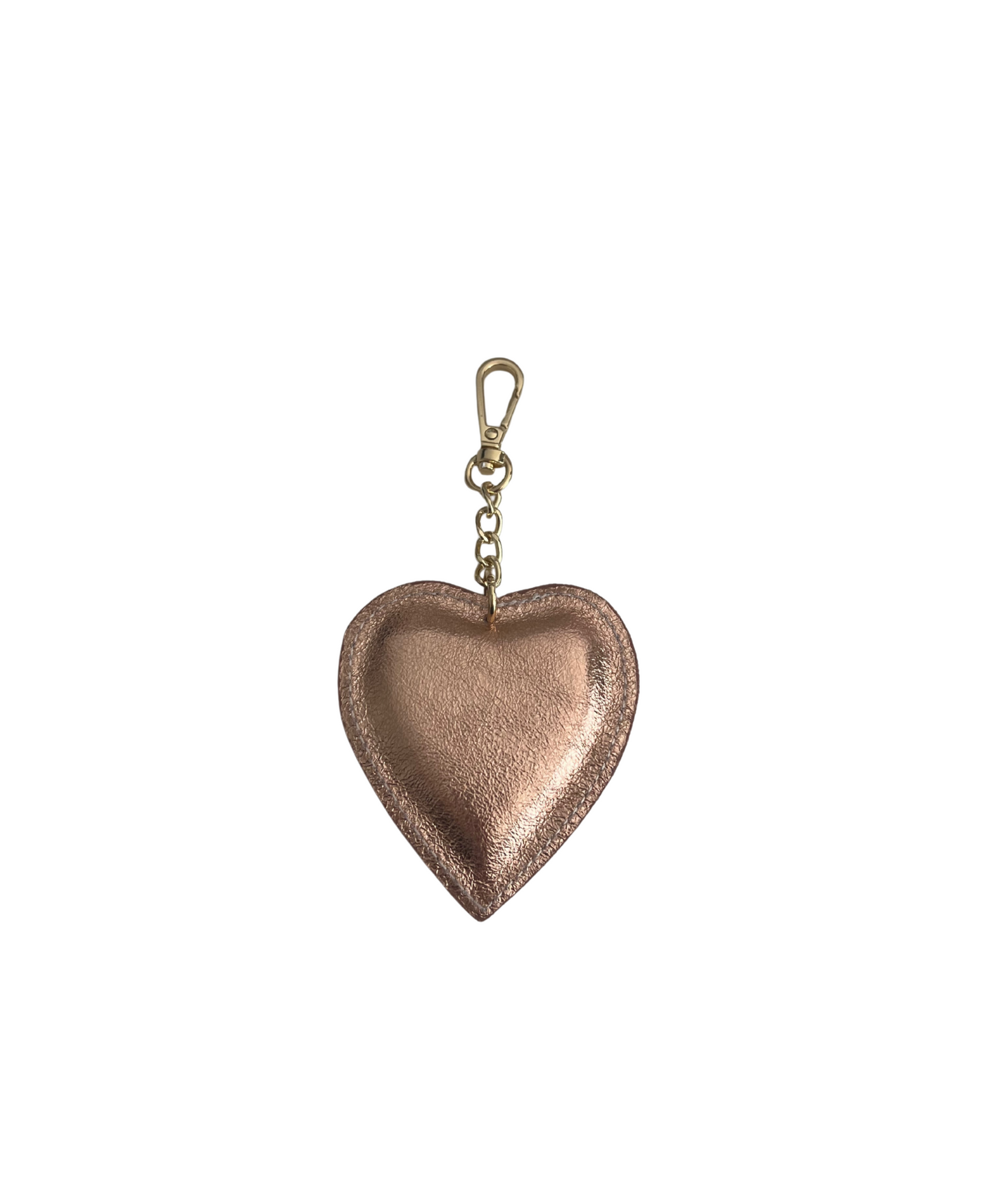Hanger / Bagcharm - Hartje 100% Leer - Meerdere kleuren