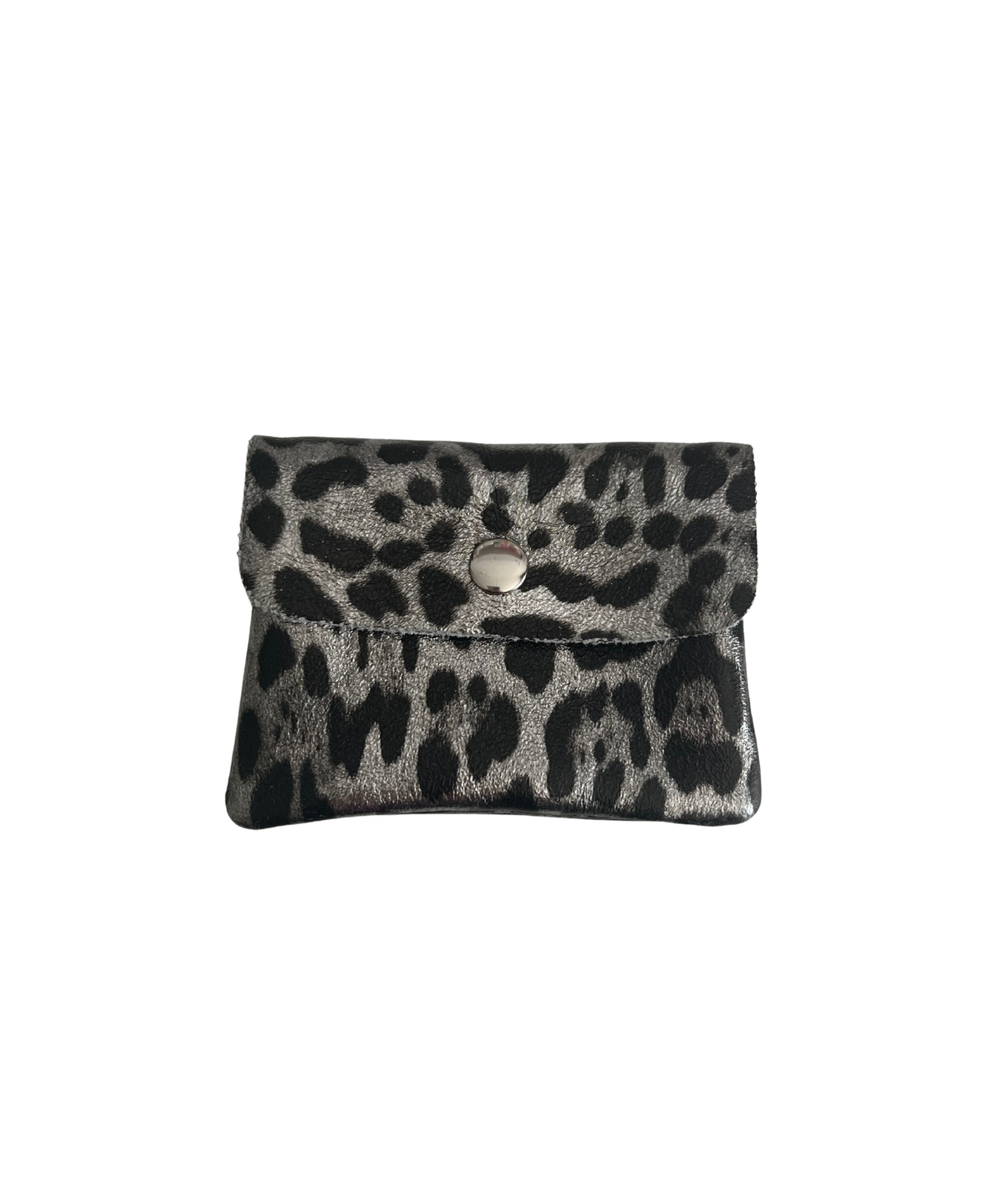 Nina Portemonnee Metallic Panter 100% Leer - Meerdere kleuren