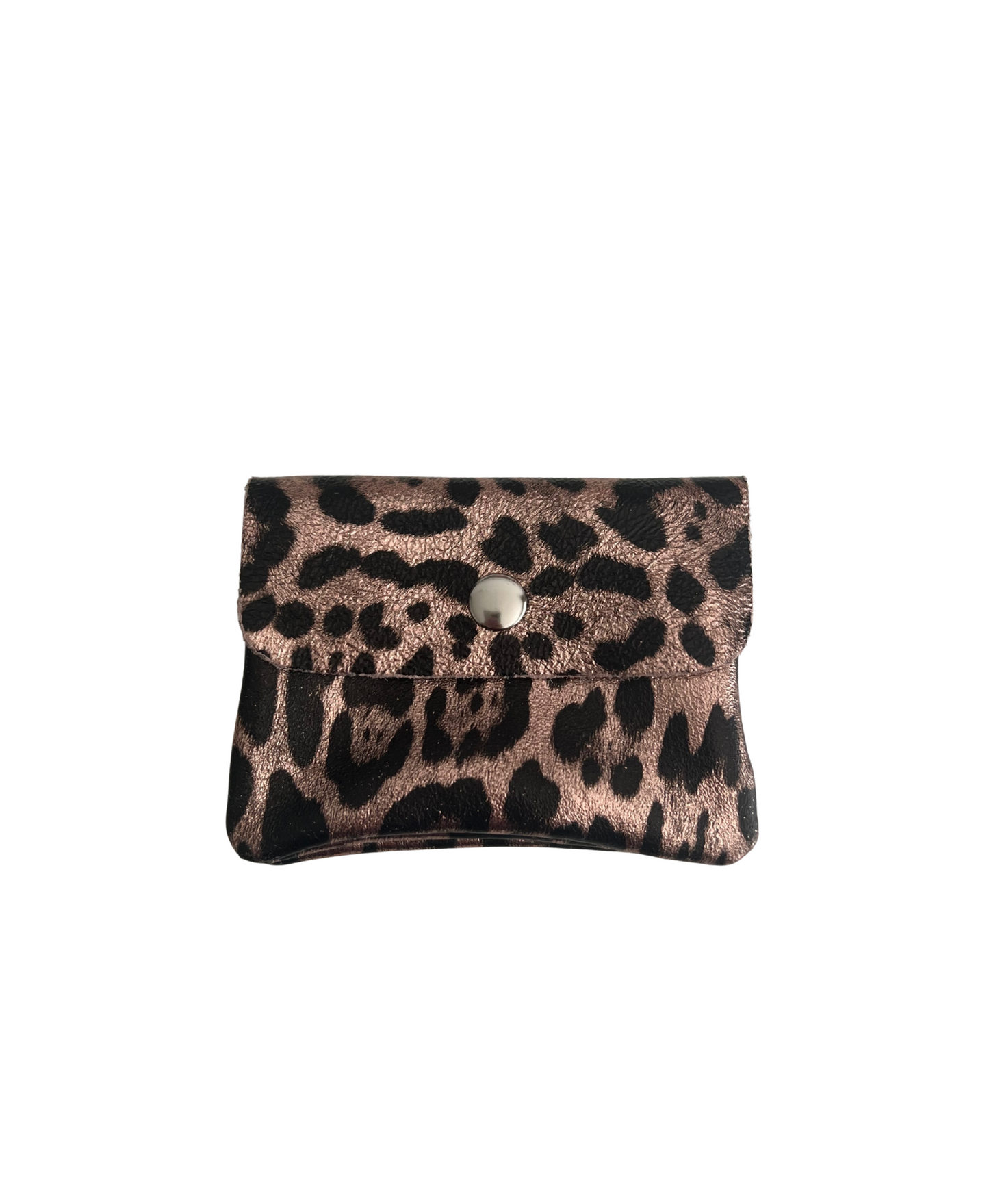 Nina Portemonnee Metallic Panter 100% Leer - Meerdere kleuren