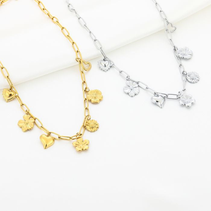 Ketting Iris - Zilver