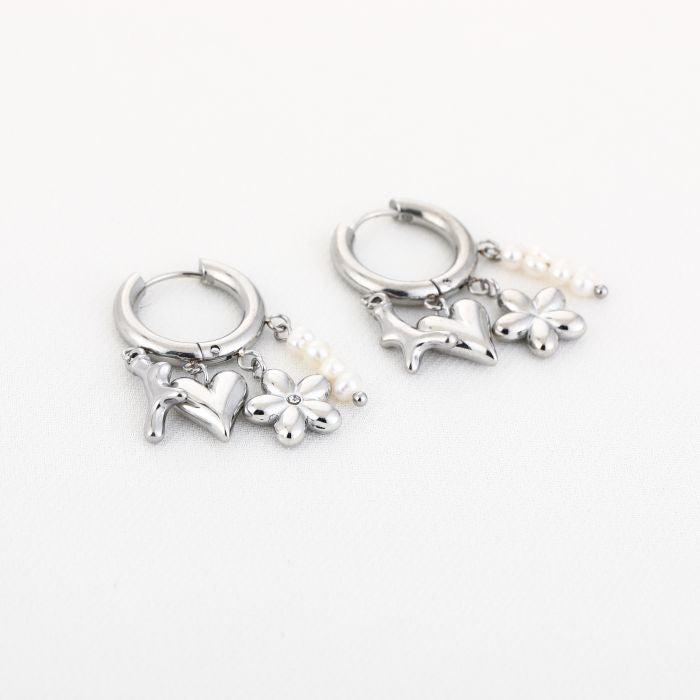 Oorbel Lily - Zilver