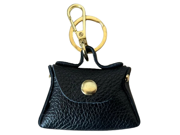 Hanger / Bagcharm - Mini Bag 100% Leer - Meerdere kleuren