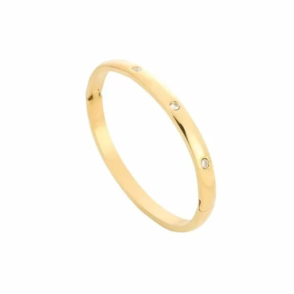 Bangle Armband Diamond - Goud