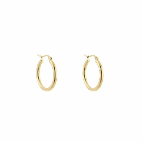 Oorbel Basic Hoops S - Goud