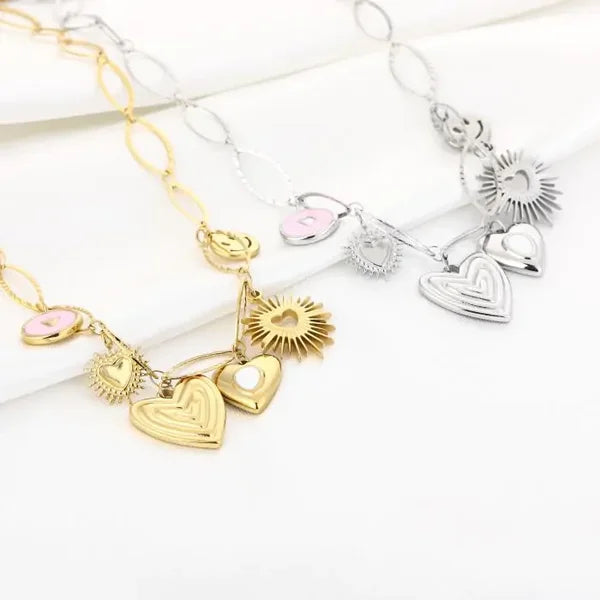 Ketting Happy Love - Goud