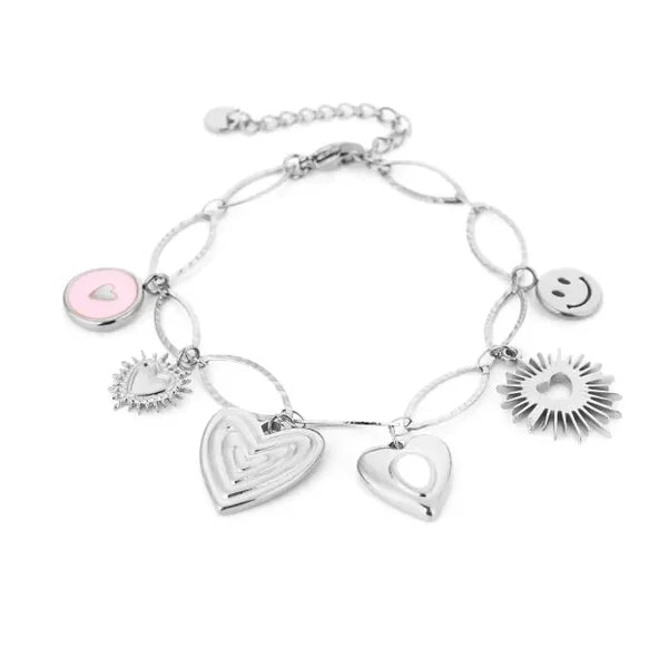 Armband Happy Love - Zilver