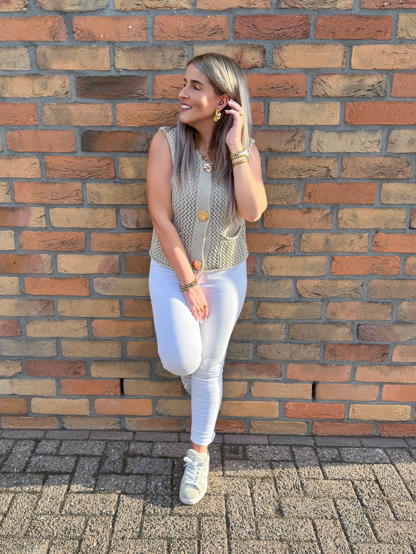 Mina Vest - Beige