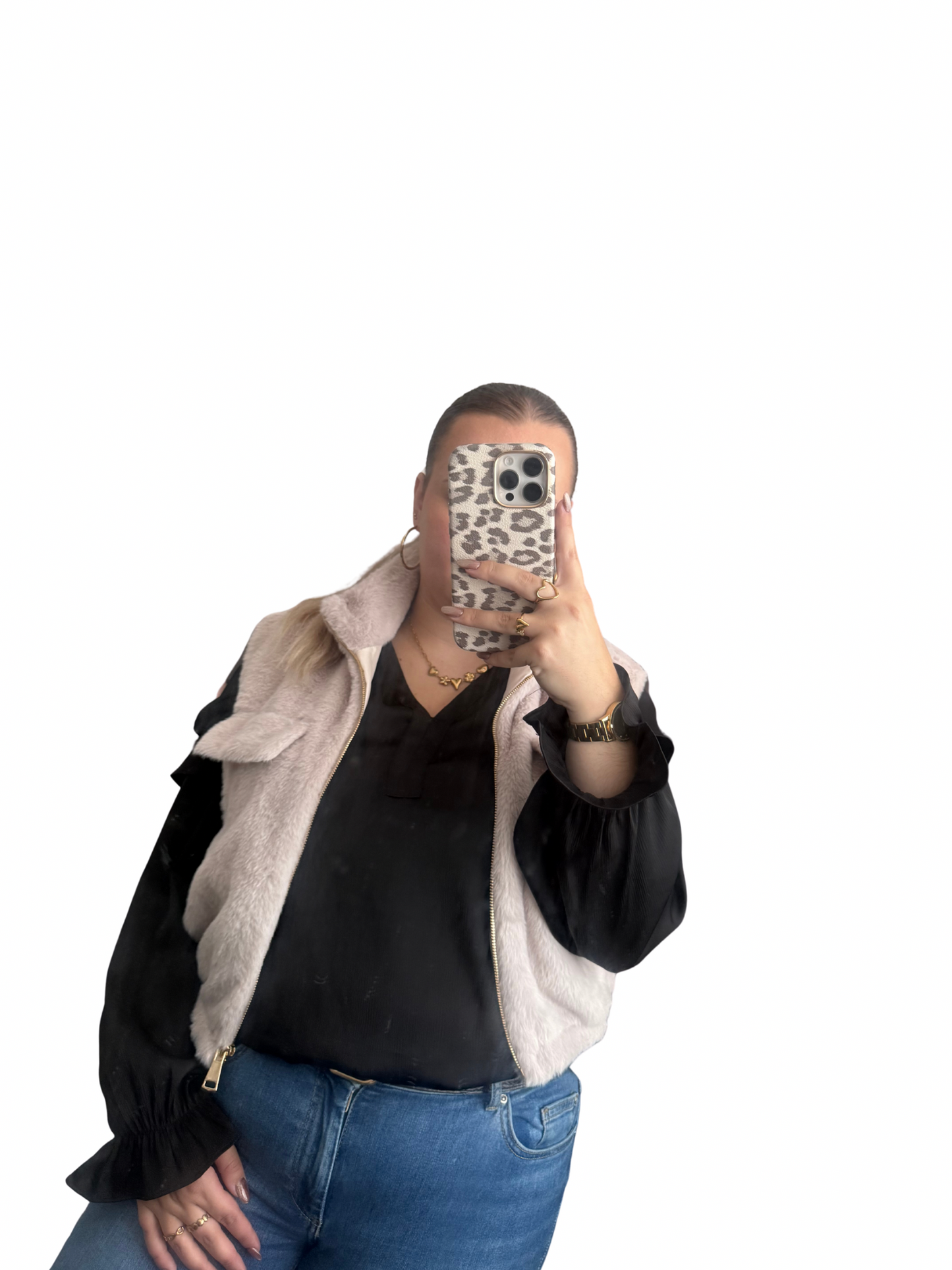 Lorena Gilet - One Size - Beige