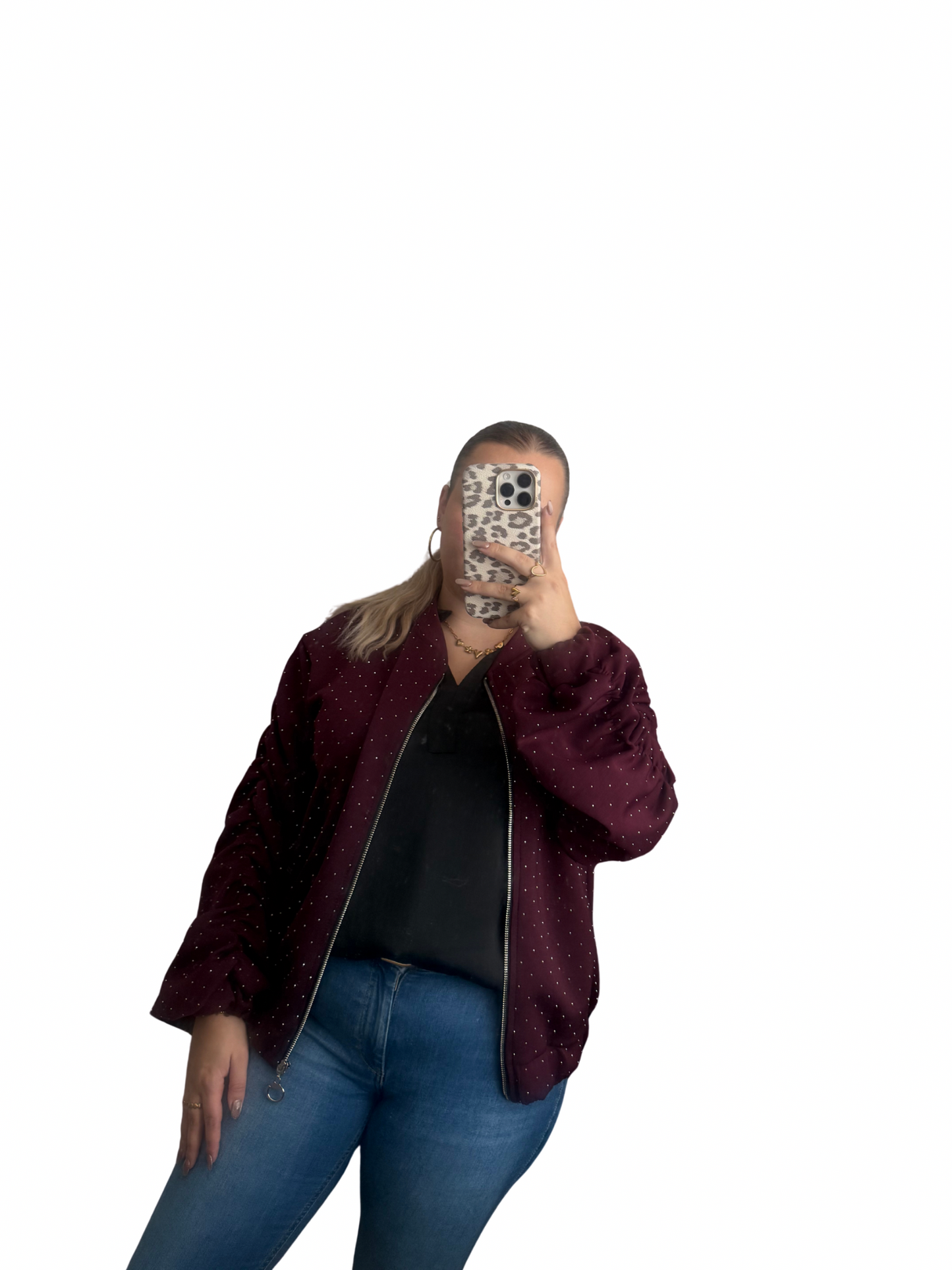 Milana Vest - One Size - Burgundy