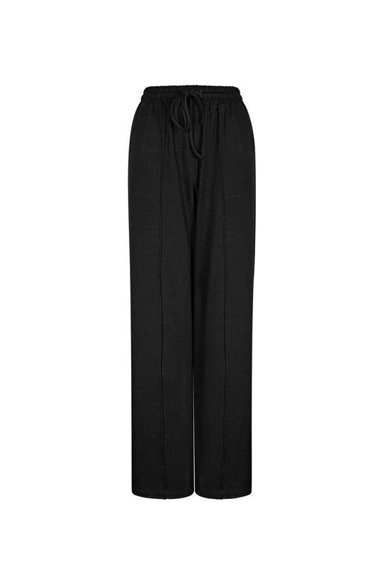 Isa Comfy Broek - Zwart