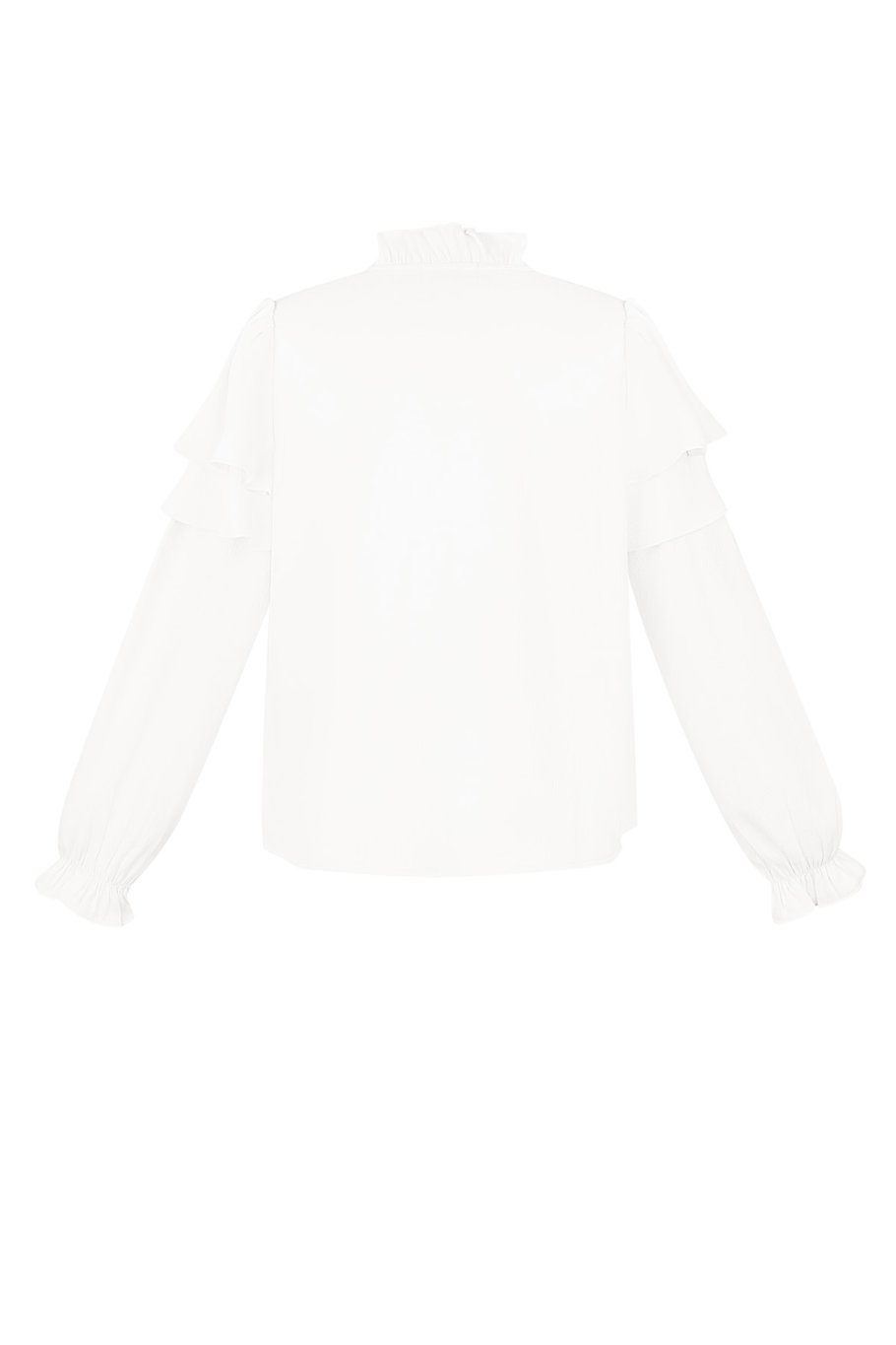 Ruffle Blouse - Wit
