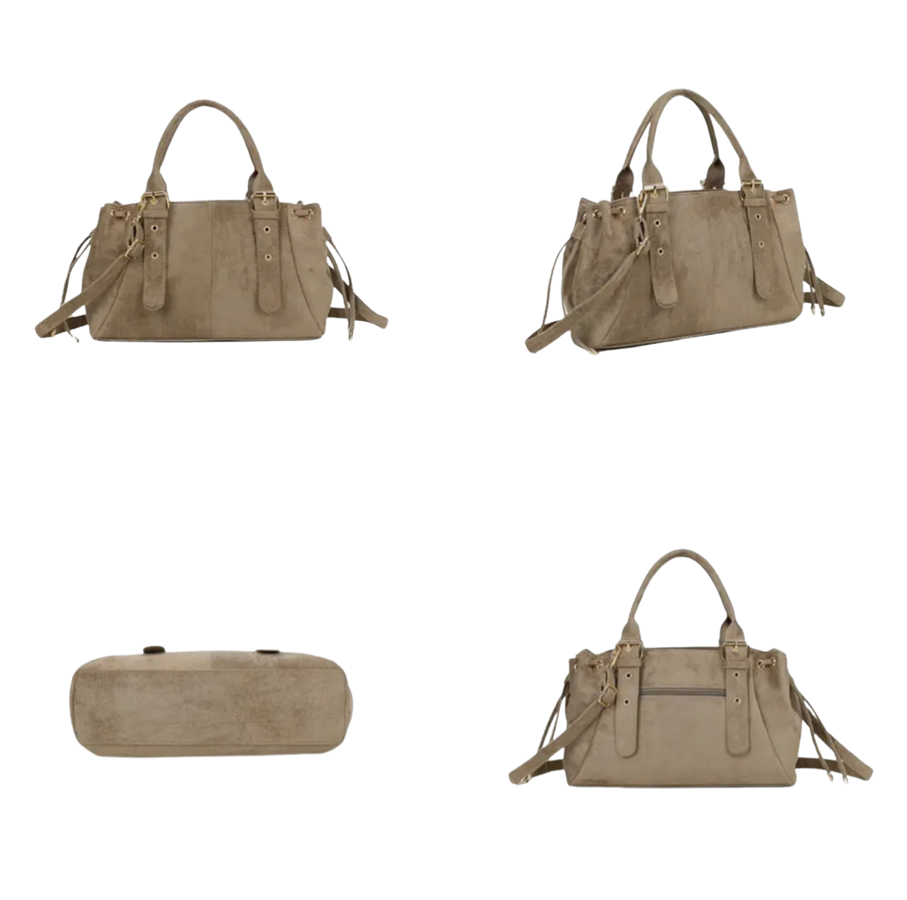 Vera Tas - Suede Taupe