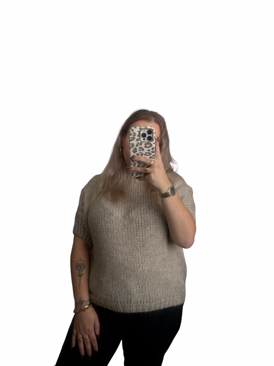 Indira Knit Trui - One Size - Beige