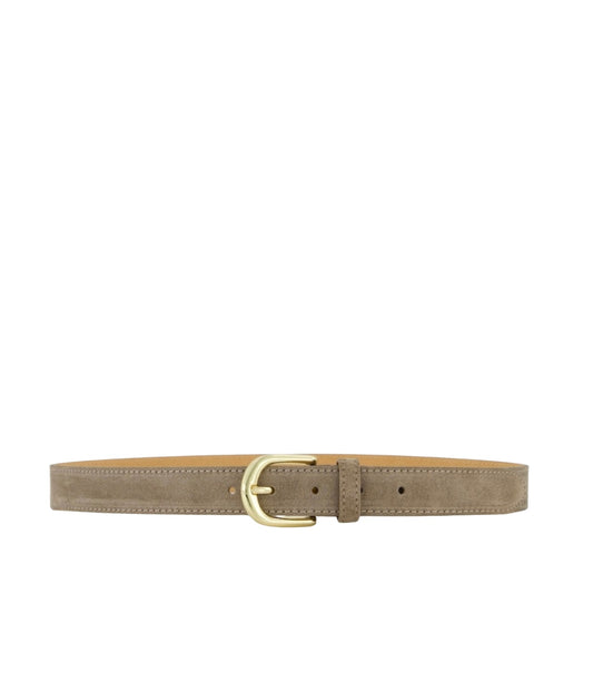 Susanne Riem 100% Leer - Suede Taupe