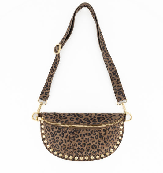 Ruby Heup Tas 100% Leer - Suede Leo