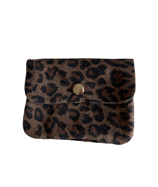 Nina Portemonnee 100% Leer - Suede Leo