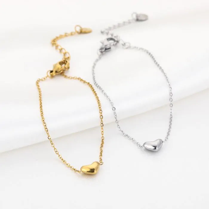 Armband Basic Heart - Goud