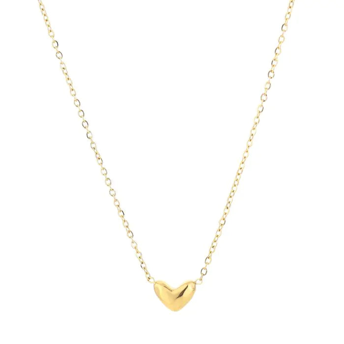 Ketting Basic Heart - Goud