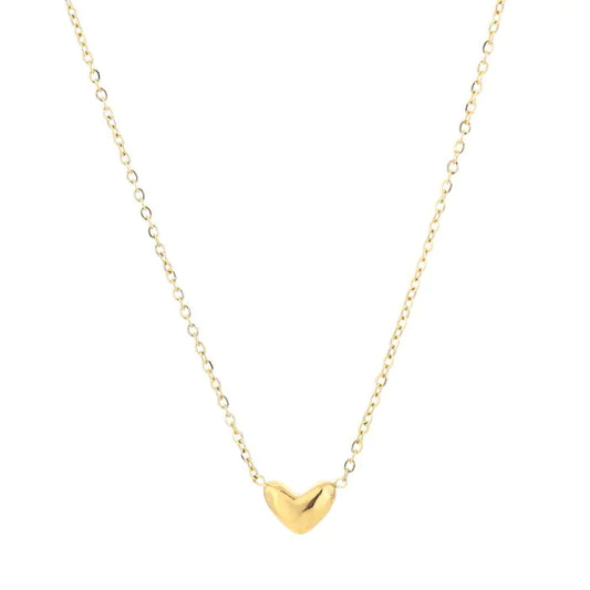 Ketting Basic Heart - Goud