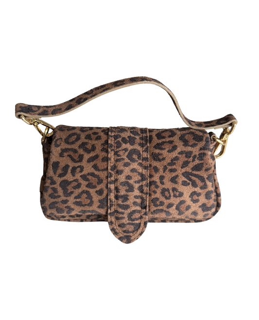 Noor Tas 100% Leer - Suede Leo
