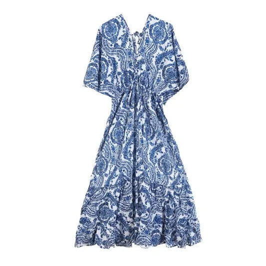 Zomer Jurk - One Size - Blauw