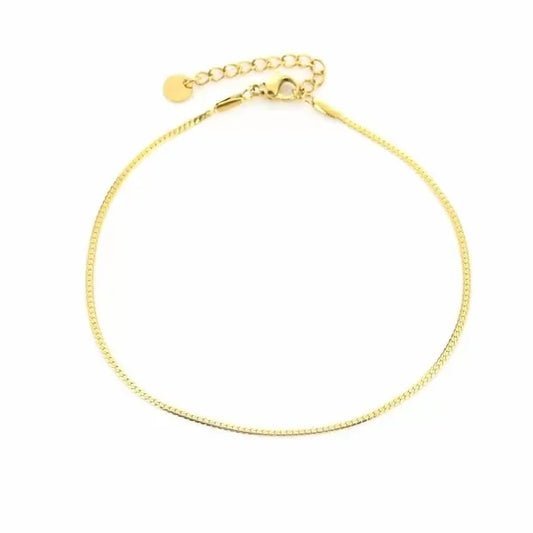Enkelbandje - Small Snake - Goud