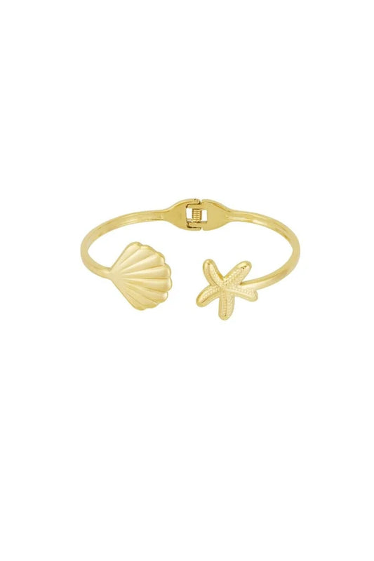 Bangle Armband Sea Life - Goud