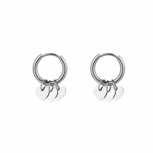 Oorbel Heartbeat - Zilver