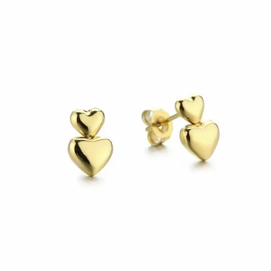Oorknop Halo Hearts - Goud