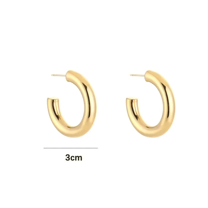 Oorbel Lisa Hoops - Goud