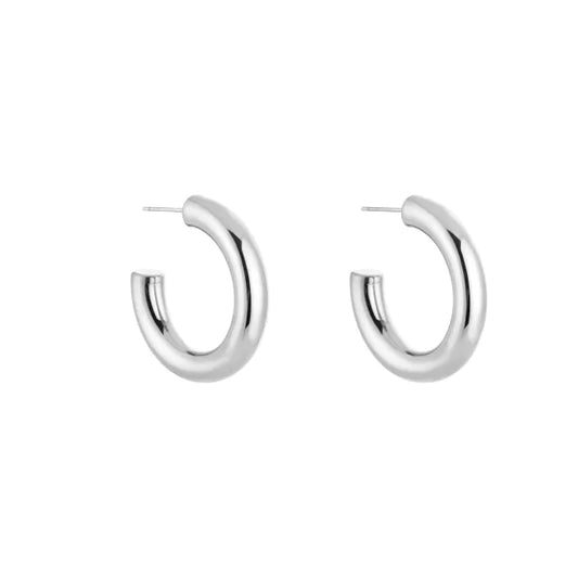 Oorbel Lisa Hoops - Zilver