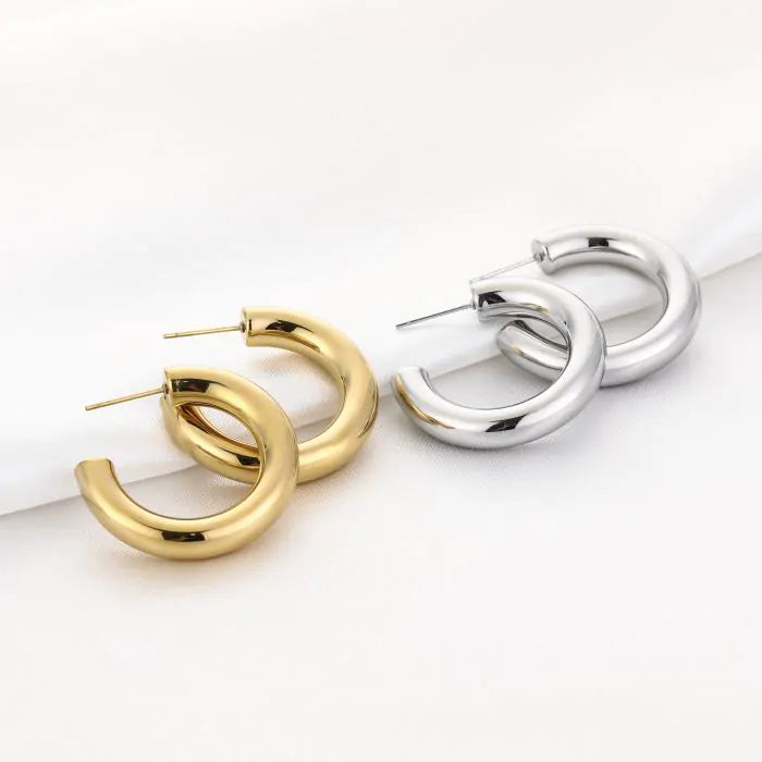 Oorbel Lisa Hoops - Zilver