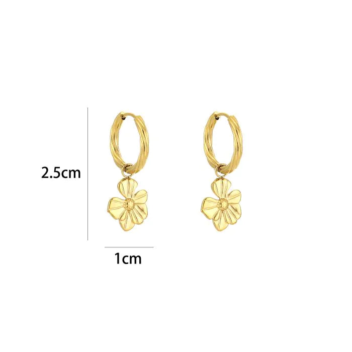 Oorbel Bloom - Goud