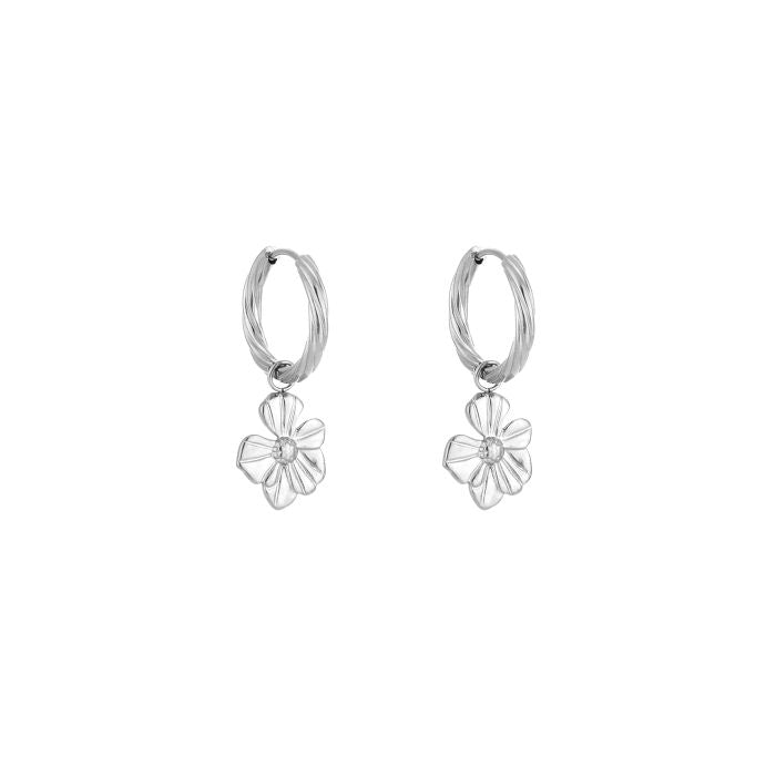 Oorbel Bloom - Zilver