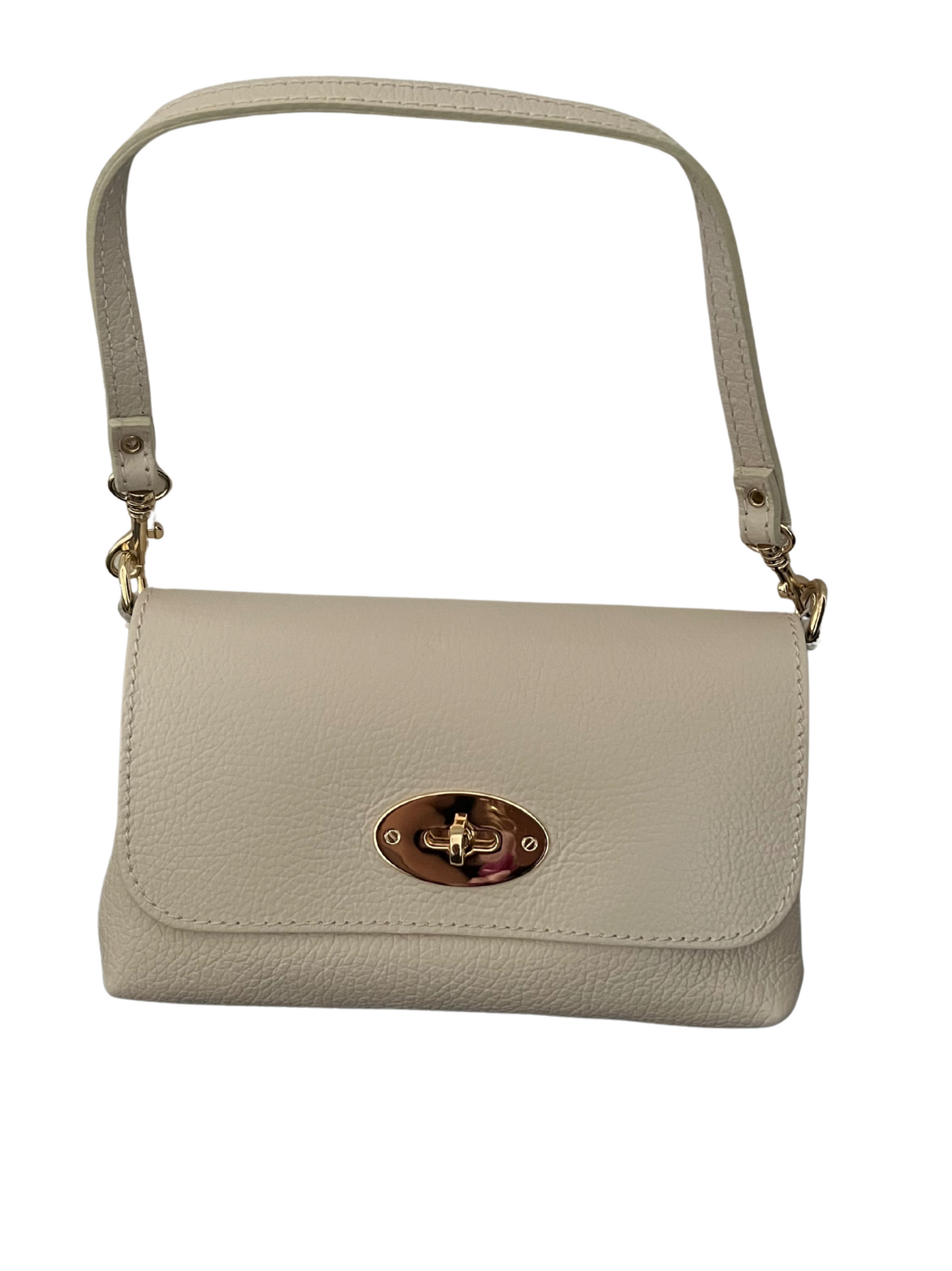 Pixie Tas 100% Leer - Beige