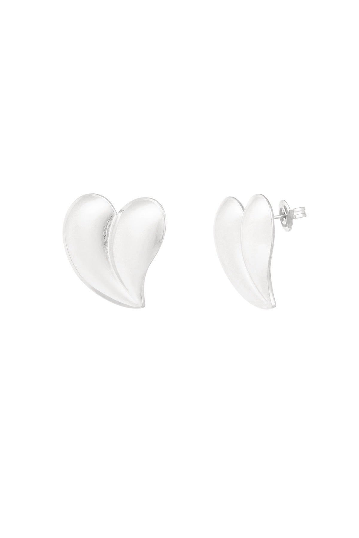 Oorbel Pure Heart - Zilver
