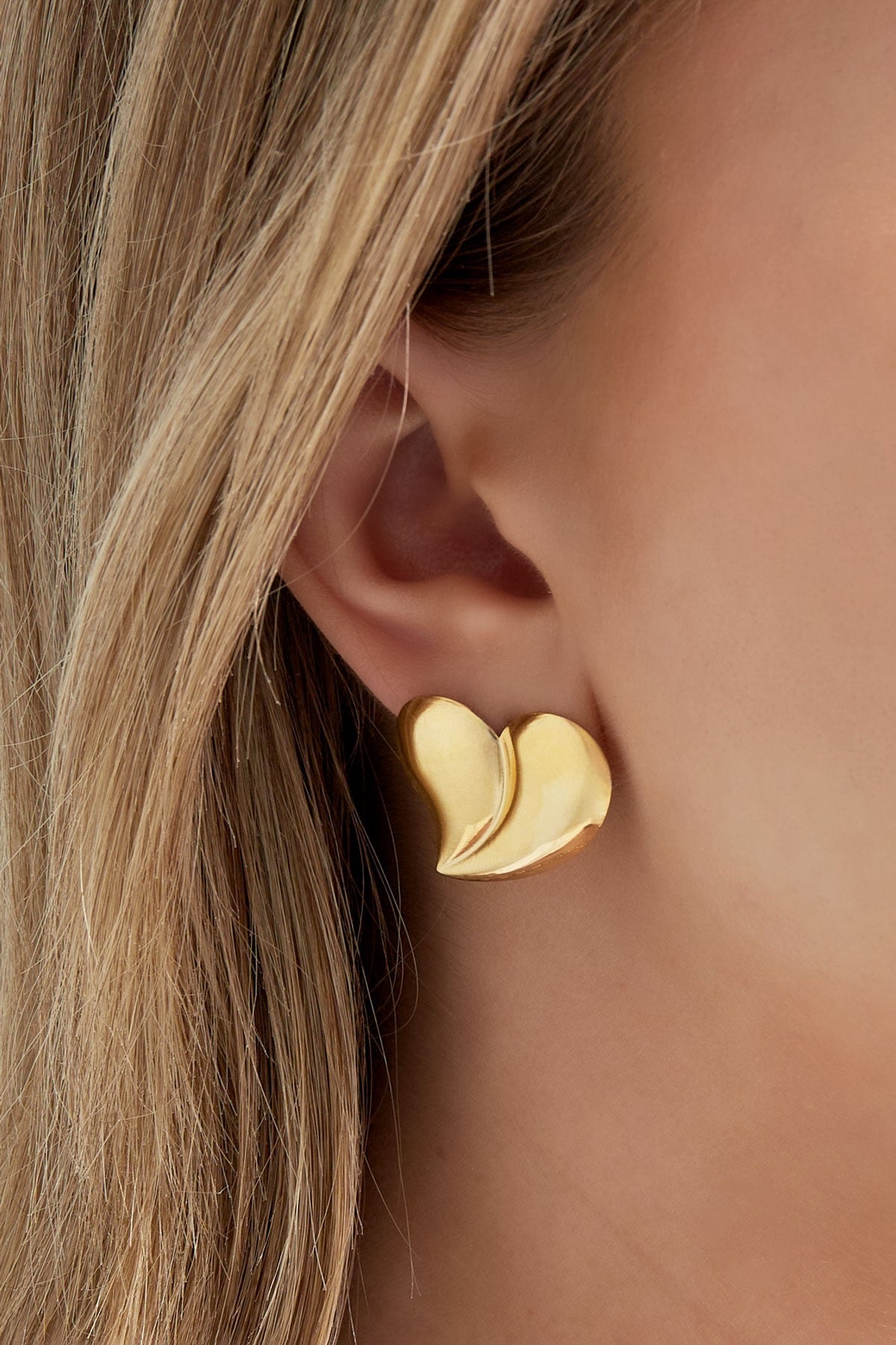 Oorbel Pure Heart - Goud