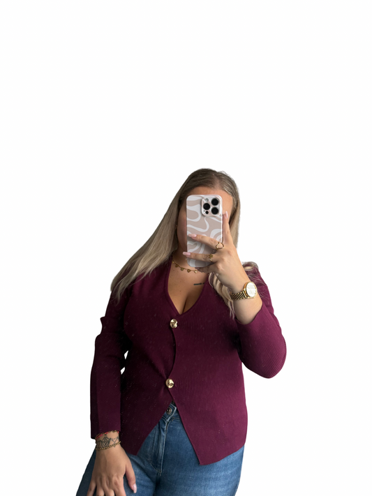 Sita Vest - Burgundy