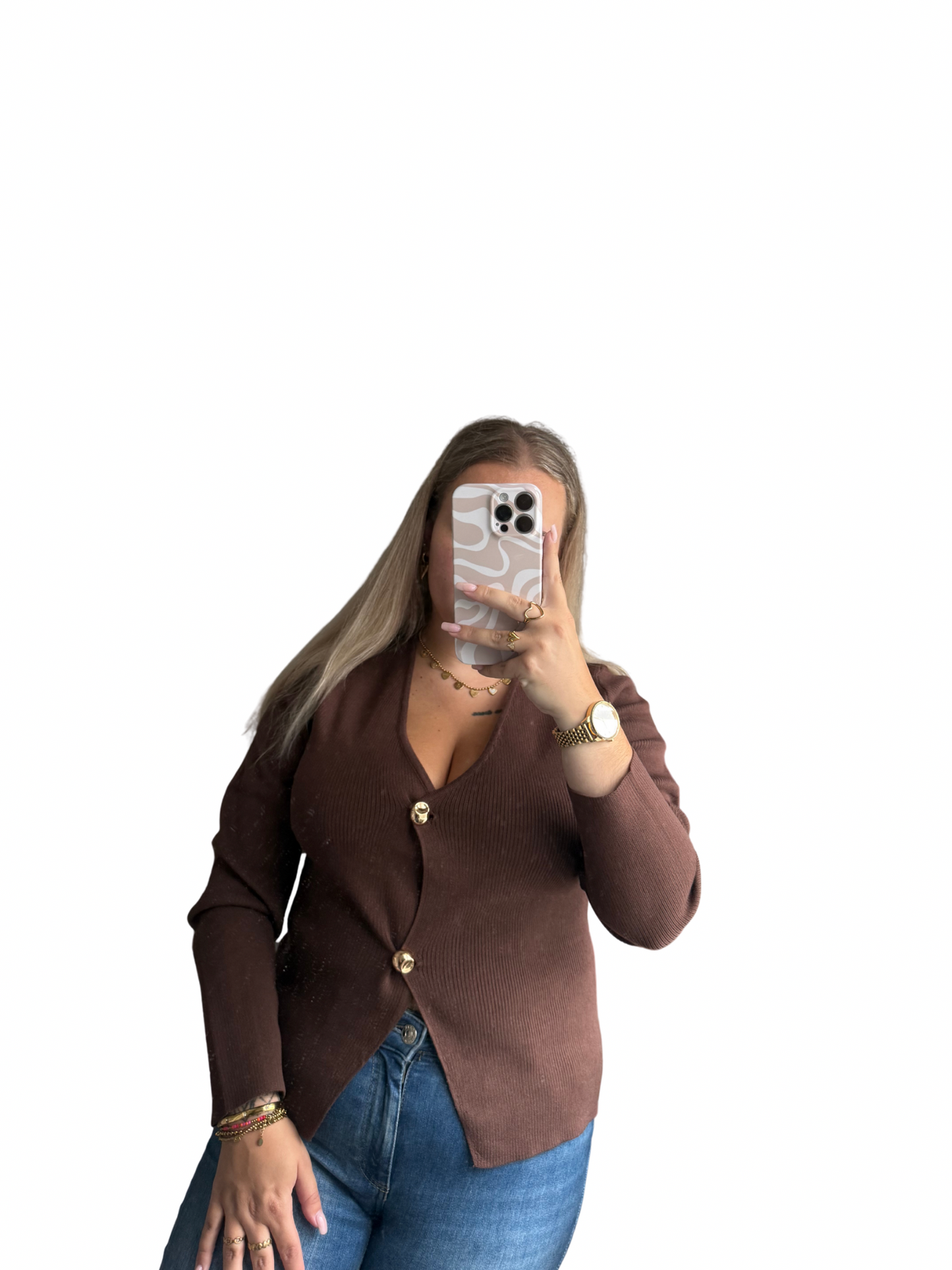 Sita Vest - Bruin
