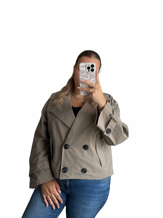 Olivia Trenchcoat - One Size - Taupe