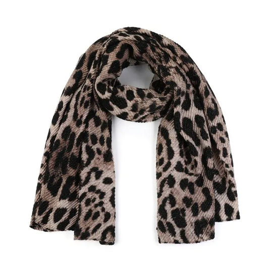 Sjaal Leo Glitter - Beige
