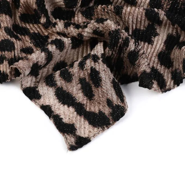Sjaal Leo Glitter - Beige