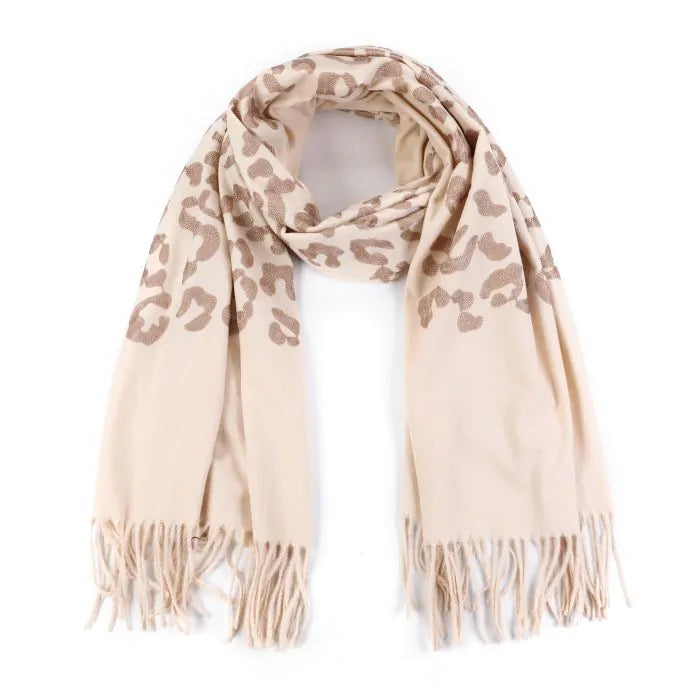 Sjaal Leo Luxe - Beige