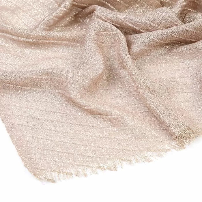 Sjaal Ruffle Glitter - Khaki